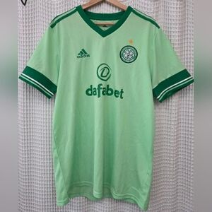 ADIDAS CELTIC SOCCER JERSEY LIGHT GREEN/GREEN MEN'S L AEROREADY DAFABET MAGNERS